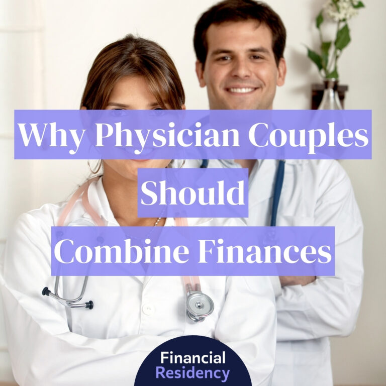 why physician couples should combine finances
