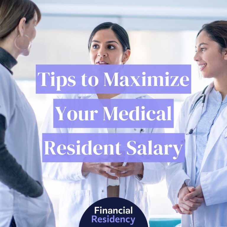 medical resident salary