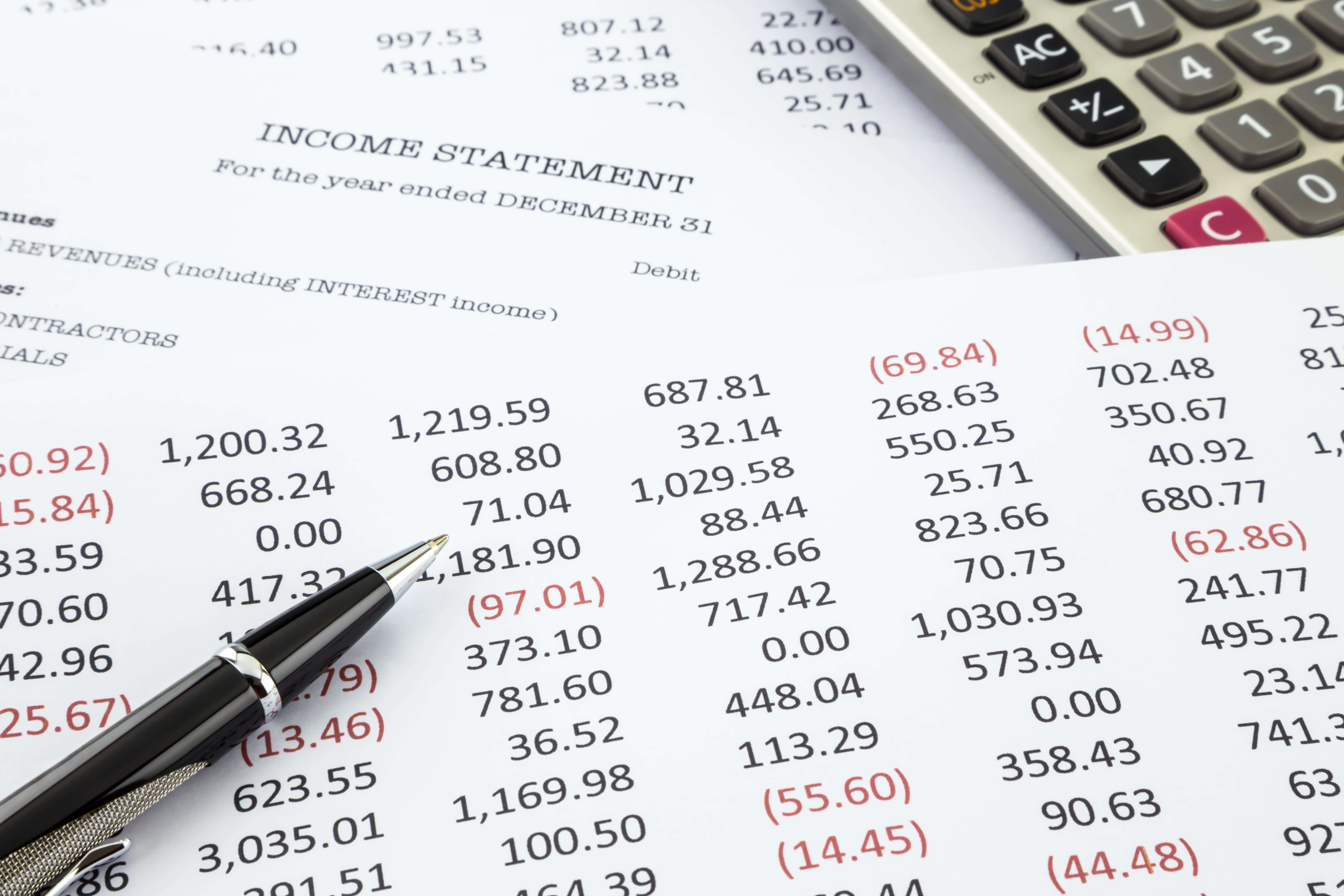 Banner image of a personal income statement