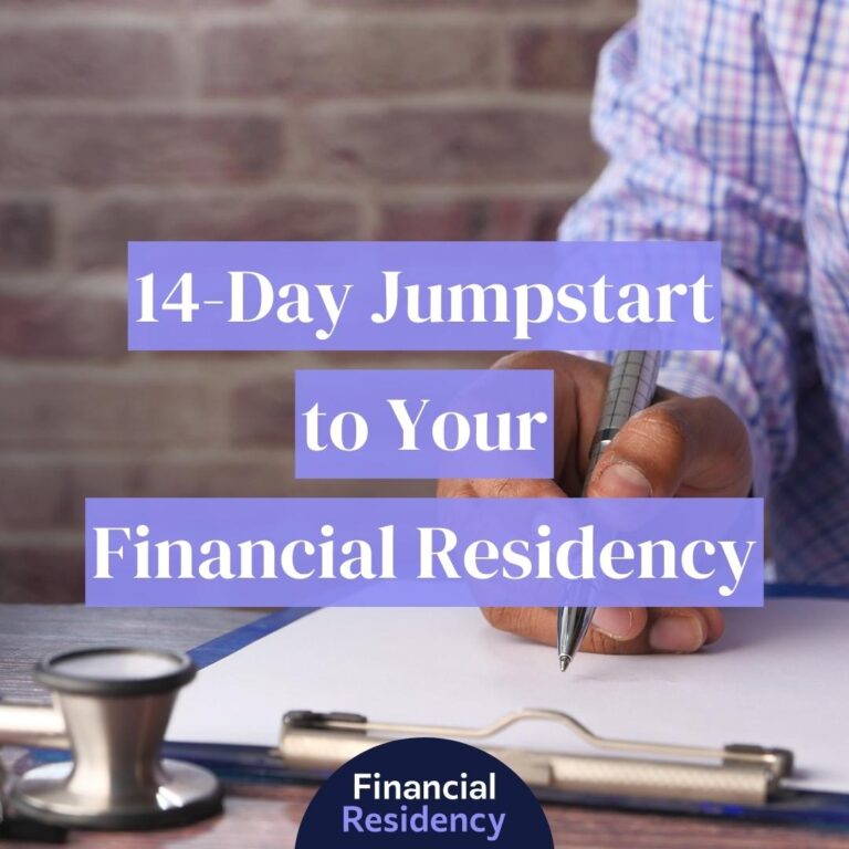 jumpstart to your financial residency