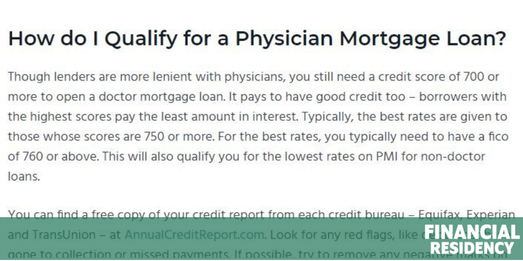 What are Physician Mortgage Loans?