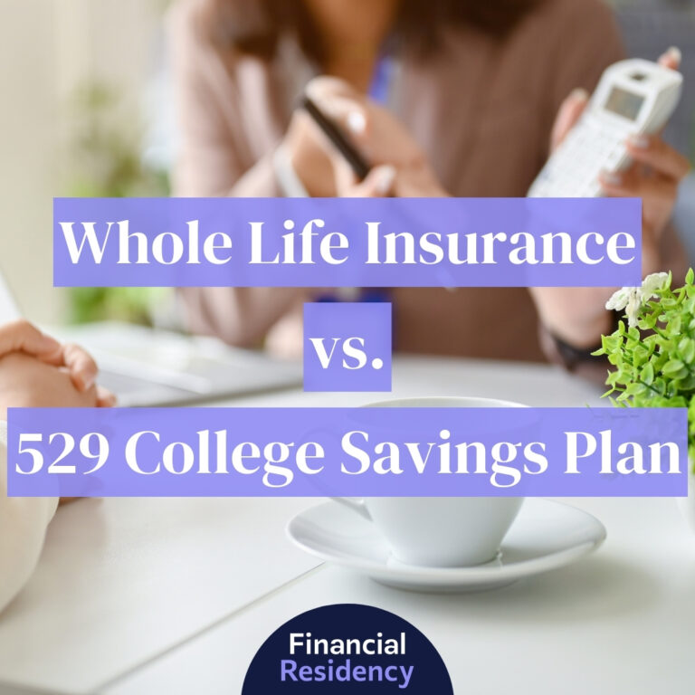whole life insurance vs. 529 college savings plan