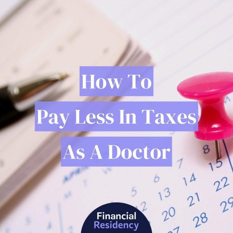pay less in taxes as a doctor