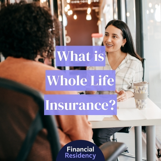 lady explaining what is whole life insurance