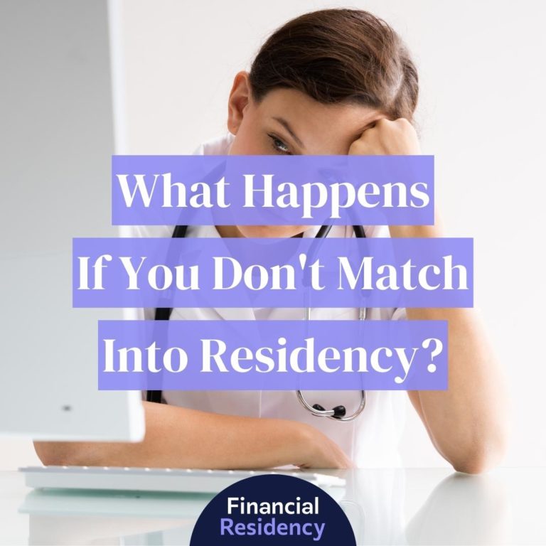 what happens if you don't match into residency
