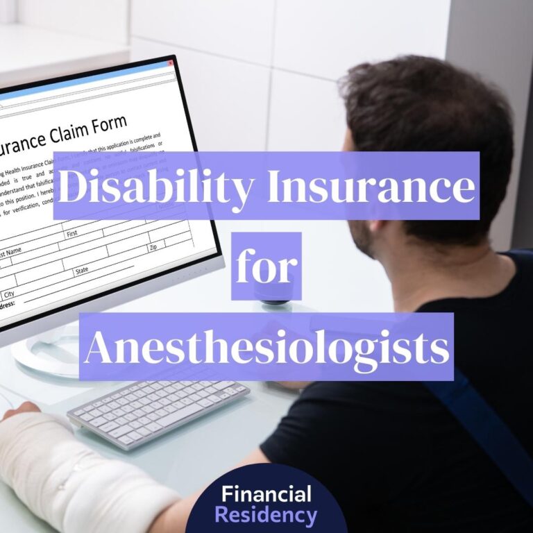 disability insurance for anesthesiologists