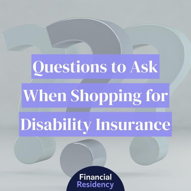 questions to ask when shopping for disability insurance