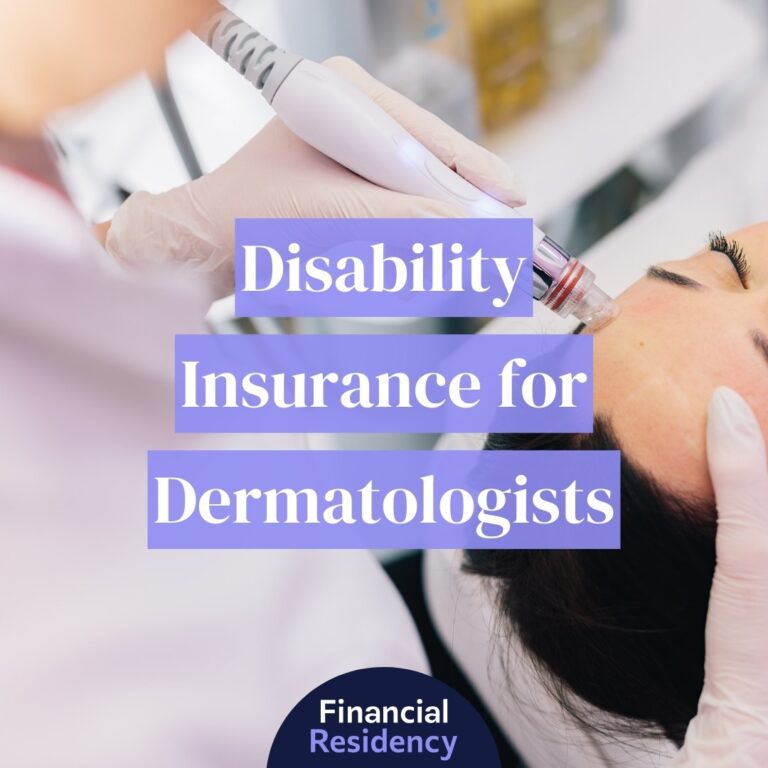 disability insurance for dermatologists